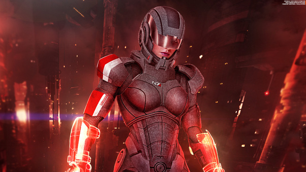 Mass Effect 3 Shepard Femshep Wallpaper