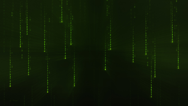 Matrix Code Minimal Wallpaper