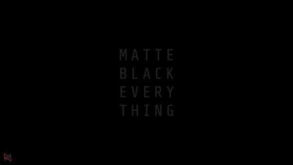 Matte Black Everything MKBHD Wallpaper