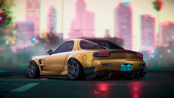 Mazda Rx7 Digital Art 4k Wallpaper