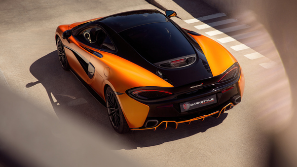 McLaren 570s Orange Black Wallpaper