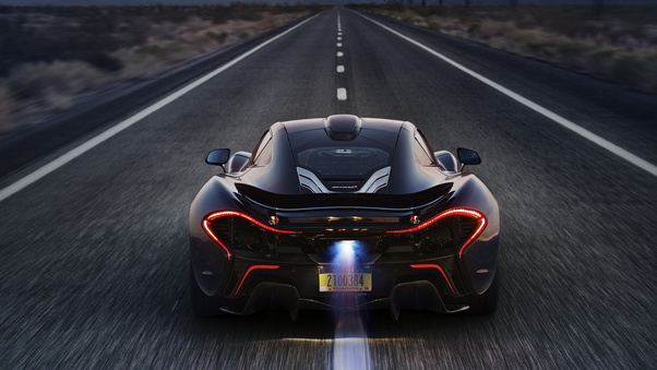 McLaren P1 XP7 Rear Wallpaper