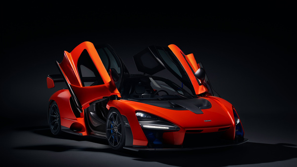 McLaren Senna Doors Up Wallpaper