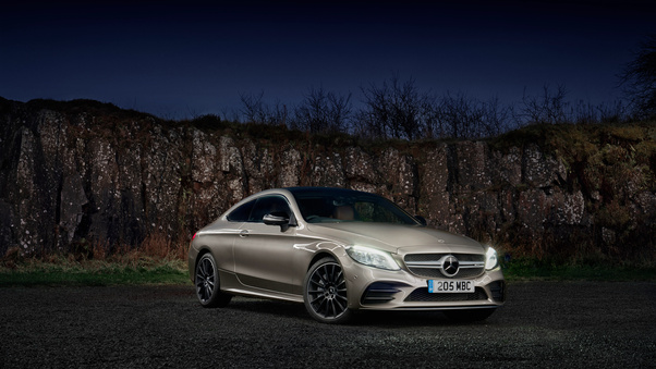 Mercedes AMG C 43 4MATIC Coupe 2018 Wallpaper