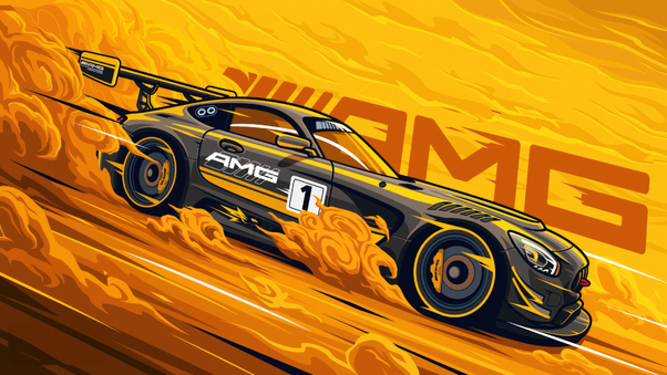 Mercedes Amg Gtr Legend Of Speed Wallpaper