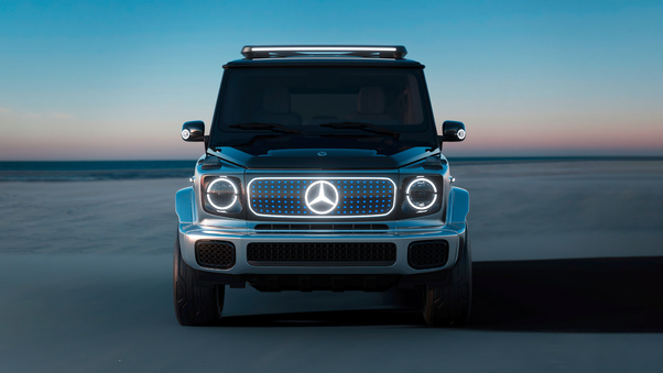 Mercedes Benz Concept EQG Front Look 4k Wallpaper