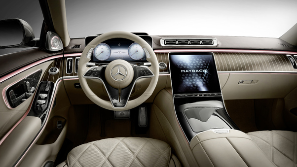 Mercedes S Class Maybach Interior 5k Wallpaper