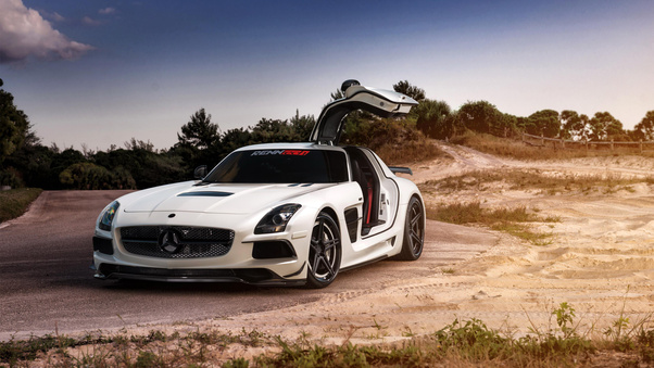 Mercedes SLS AMG 4k Wallpaper