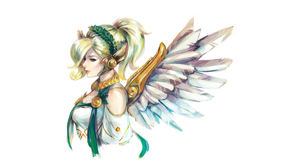Mercy Angel Overwatch Wallpaper