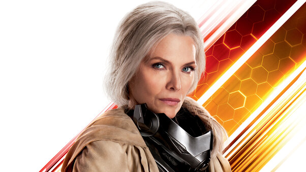 Michelle Pfeiffer As Wasp In Ant Man And The Wasp 10k Wallpaper