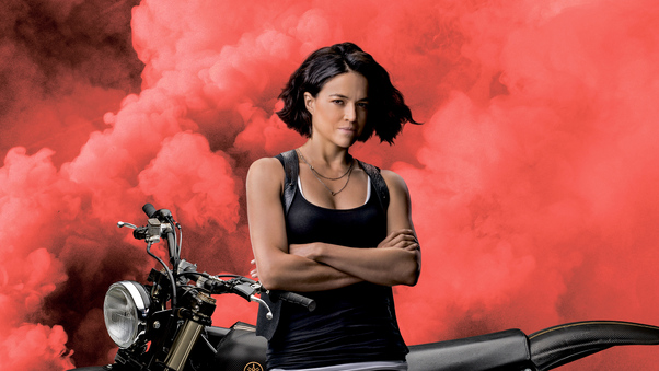 Michelle Rodriguez As Letty In Fast 9 8k Wallpaper