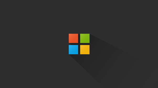 Microsoft Minimal Logo 4k Wallpaper