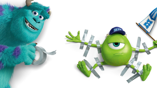 Mike And James Monster University Wallpaper