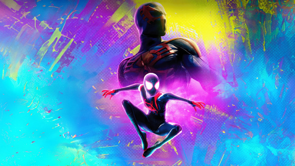Miles Morales And Spider Man 2099 Wallpaper
