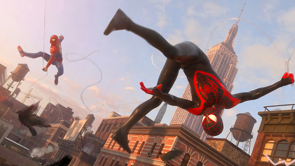 Miles Morales And Spiderman 4k Wallpaper