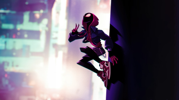 Miles Morales Beyond The Cityscape Wallpaper