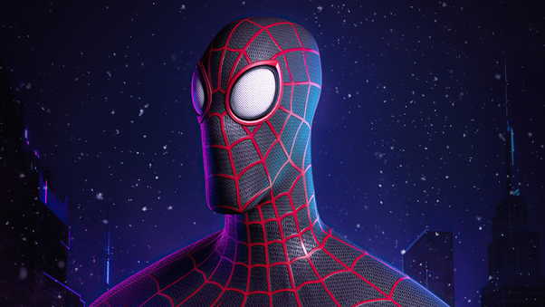Miles Morales Spider Man Digital 3D Wallpaper