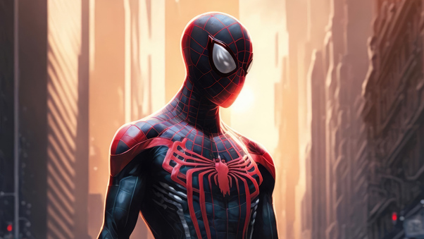 Miles Morales Spiderman 5k 2023 Wallpaper