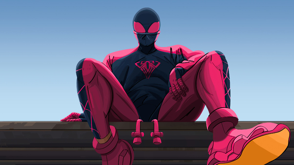 Miles Morales Spiderman Cover Art 4k Wallpaper