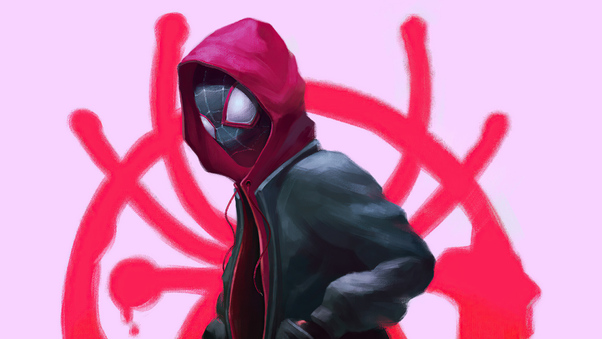 Miles Morales Spiderman Into The Spiderverse 4k Wallpaper