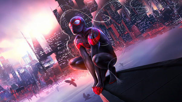 Miles Morales The Ultimate Destiny Of Spider Man Wallpaper