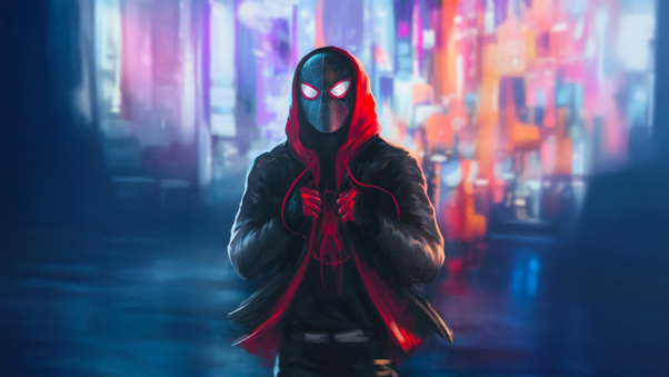 Miles Morales Urban Hero Wallpaper