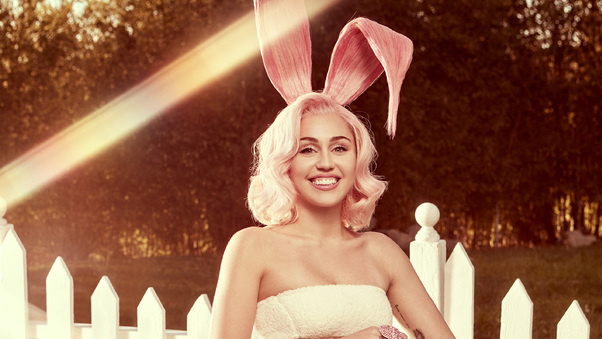 Miley Cyrus Easter Photoshoot 2018 Wallpaper