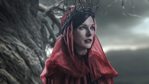 Milla Jovovich As Nimue The Blood Queen Wallpaper