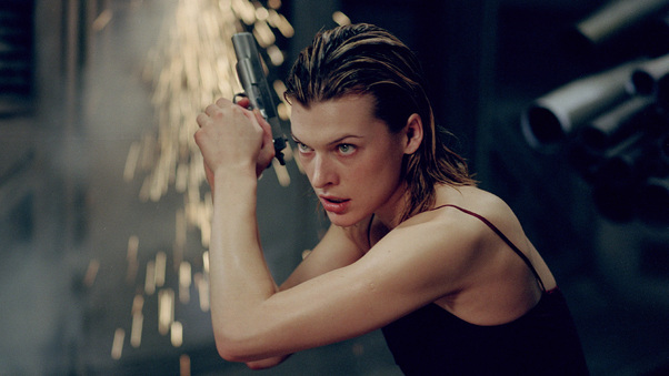 Milla Jovovich In Resident Evil Wallpaper