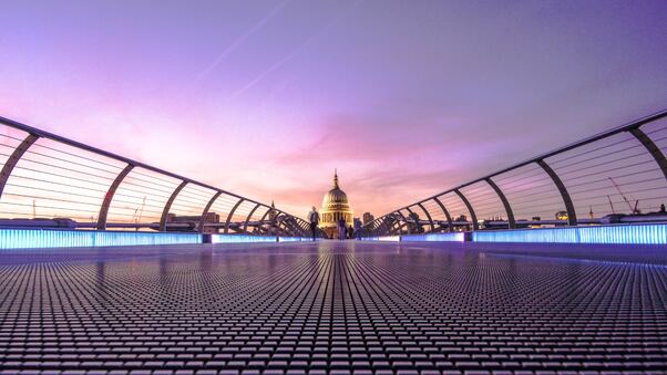 Millennium Bridge London 5k Wallpaper