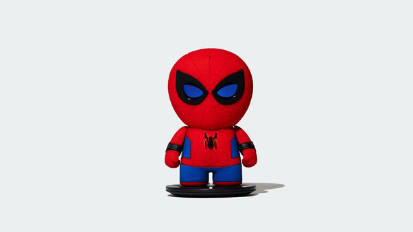 Mini Spiderman Toy 5k Wallpaper