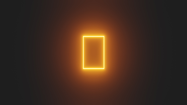 Minimalistic Glowing Gold Window 4k Wallpaper