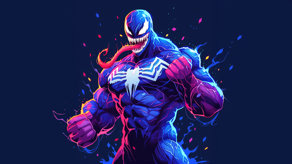 Minimalistic Menace Venom Wallpaper