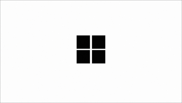 Minimalistic Windows Logo White 4k Wallpaper