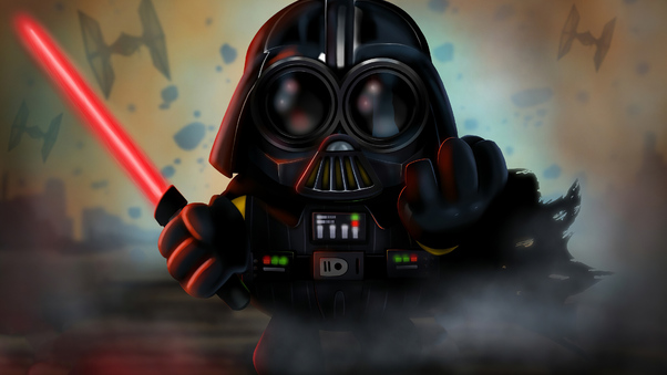 Minion As Darth Vader 4k Wallpaper