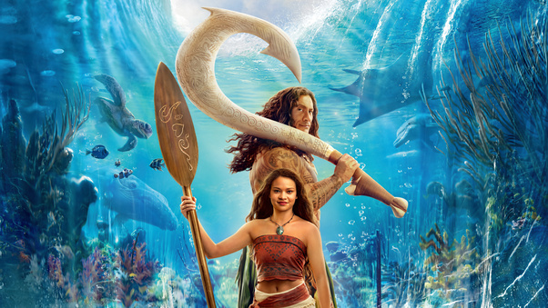 Moana Movie 2026 (1336x768) Resolution Wallpaper