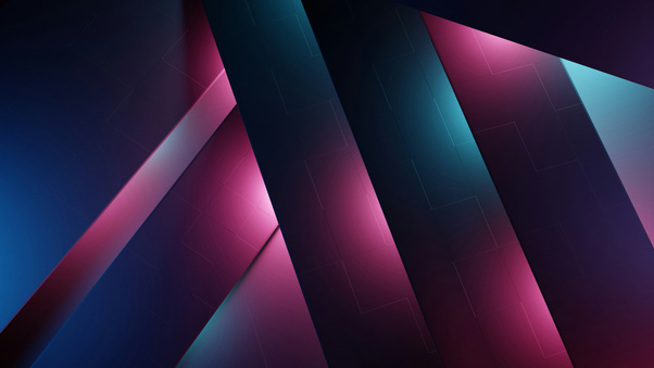 Modern Overlapping Shapes Abstract (3840x2160) Resolution Wallpaper