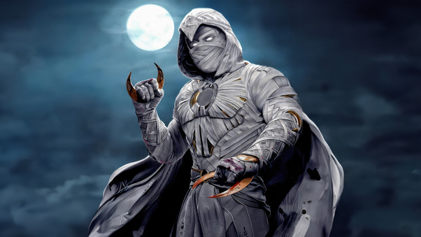Moon Knight Divine Power 8k Wallpaper