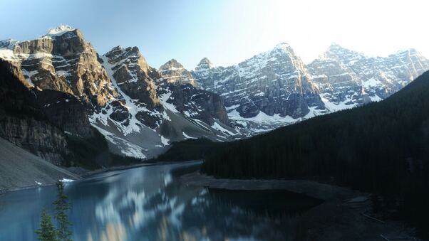 Moraine Lake Canada Reflections 5k Wallpaper