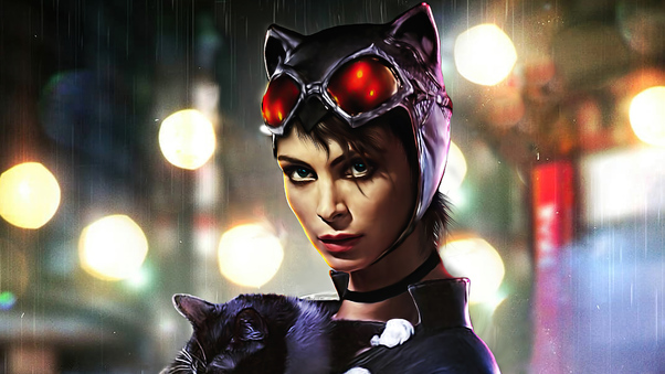 Morena Baccarin As Catwoman 4k Wallpaper