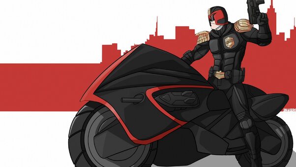 Motorcycle Police Guy 4k Wallpaper