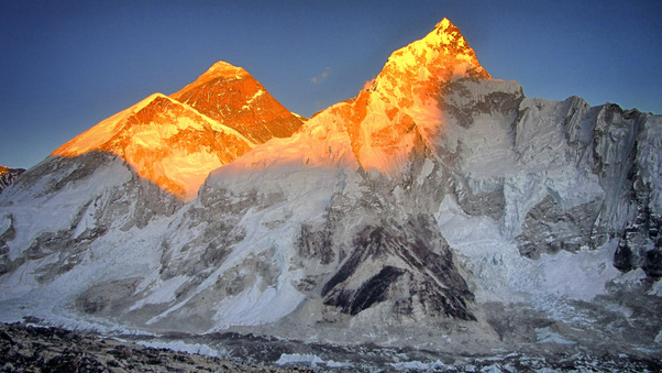 Mount Everest Sunset 4k Wallpaper
