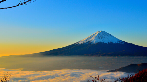 Mount Fuji Sunrise 5k Wallpaper