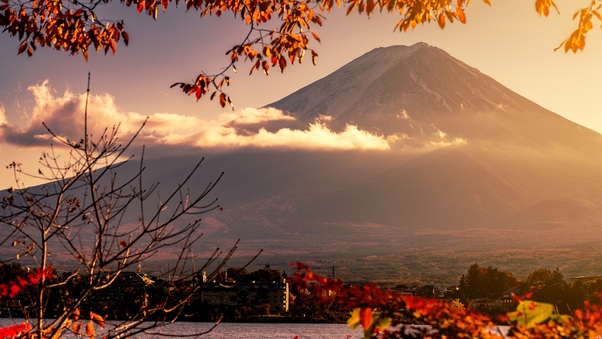 Mount Fuji Volcano Morning 5k Wallpaper