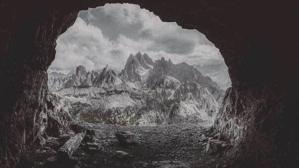 Mountain Cave 5k Wallpaper