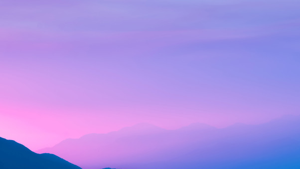 Mountain During Sunset Wallpaper