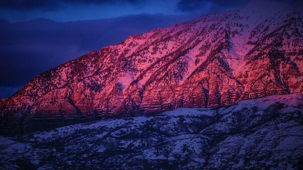 Mountain Sunset 5k Wallpaper