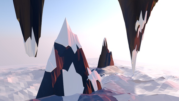 Mountains Lowpoly Wallpaper