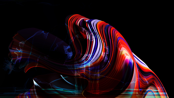 Moving Spectrum Abstract 4k Wallpaper