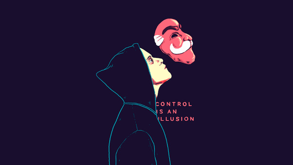 Mr Robot Control Is An Illusion Wallpaper
